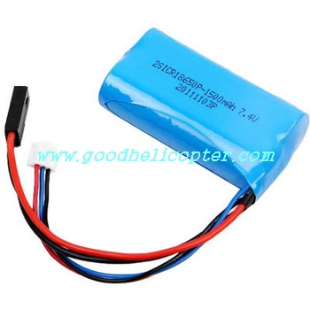 mjx-f-series-f39-f639 helicopter parts battery 7.4V 1500mAh - Click Image to Close